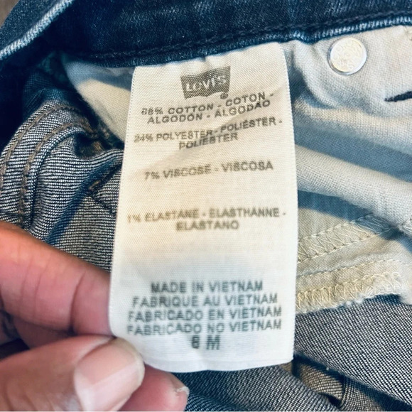 Levi’s Perfectly Slimming 512 Bootcut Black and Silver Tag size 8 - Picture 7 of 7